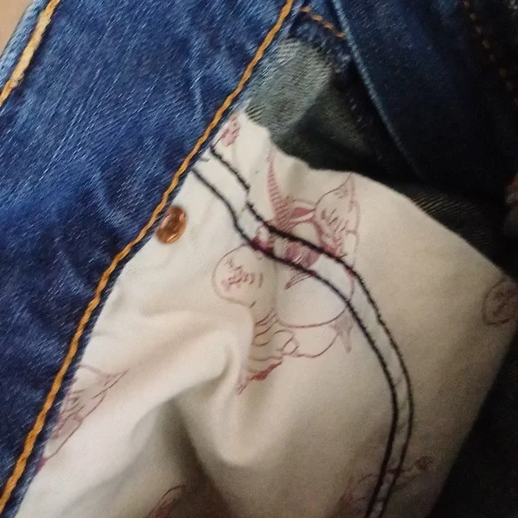 True Religion Billy bootcut mens jeans dark wash 38 29 - Picture 13 of 15